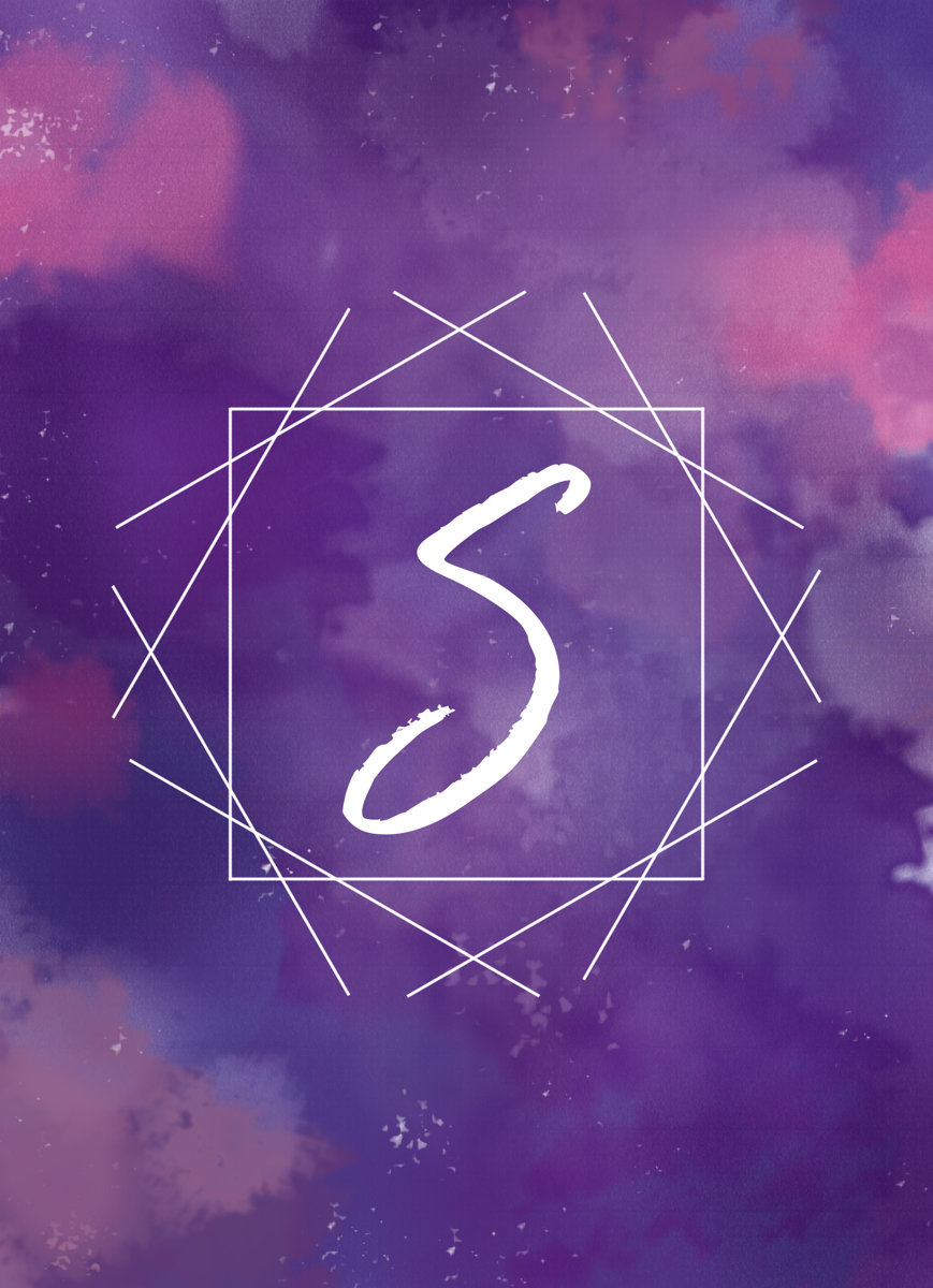 Cosmic Portrait Stationery Template